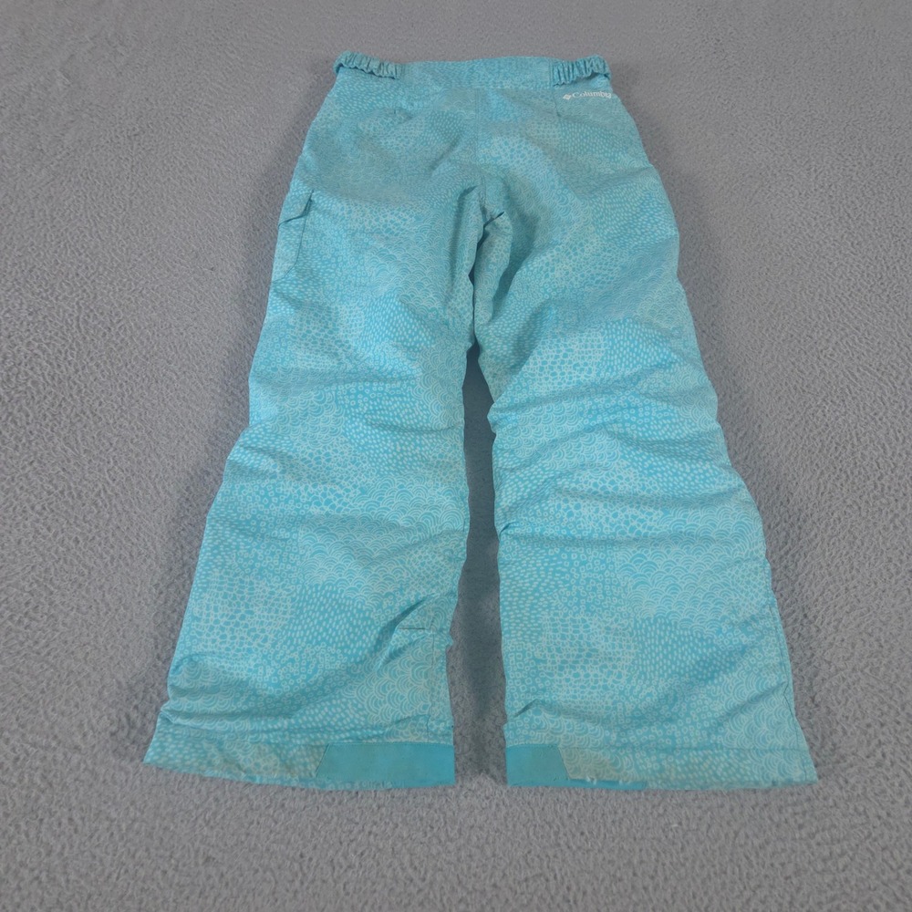 Columbia Pants Kids M 10/12 Blue Starchaser Peak III‎ Pattern Straight Leg Snow - Picture 10 of 12